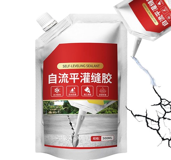 Beton Reparatie Kit - Vloer Voegvuller - Scheuren Dichten - Sneldrogend Weerbestendig - 500 ml Capaciteit van Merkloos