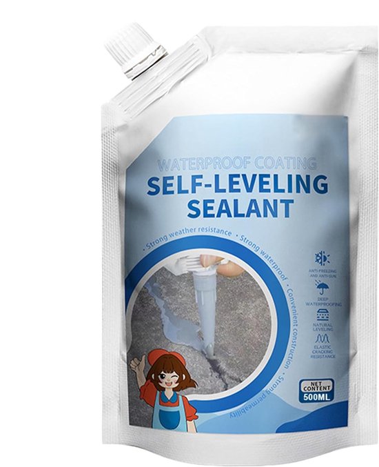 Betonkit Zelfnivellerend - Voegenvuller Scheurherstel - Waterdicht Afdichten - Sneldrogende Formule - 500ml Capaciteit van Merkloos