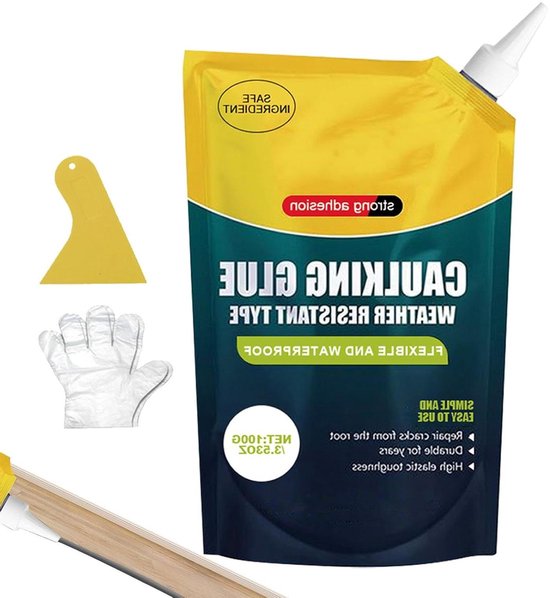Betonnen Scheurvuller - Beton Reparatie - Waterdicht Maken - Snel Uithardend - 100g Kit - Grijs van Merkloos