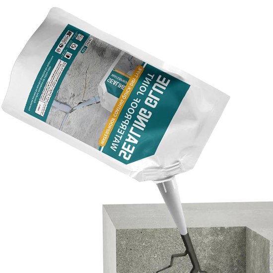 Betonscheur Vulmiddel - Beton Reparatie Kit - Scheuren Dichten - Snelhardend Waterdicht - 500ml - Grijs