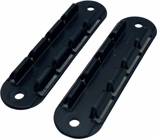 Bevestigingsplaatjes Plisse hordeur Zwart van Merkloos