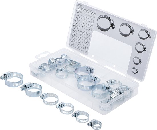BGS Slangklem assortiment 25 delig van BGS