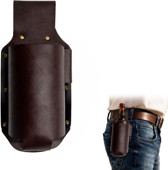 Biergordel Cowboy Stijl Handsfree Houder voor Fles & Blik Feest Camping - ShopVlot