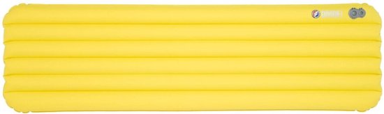 Big Agnes Divide Insulated - Slaapmat Yellow Regular - 20" x 72" van Merkloos