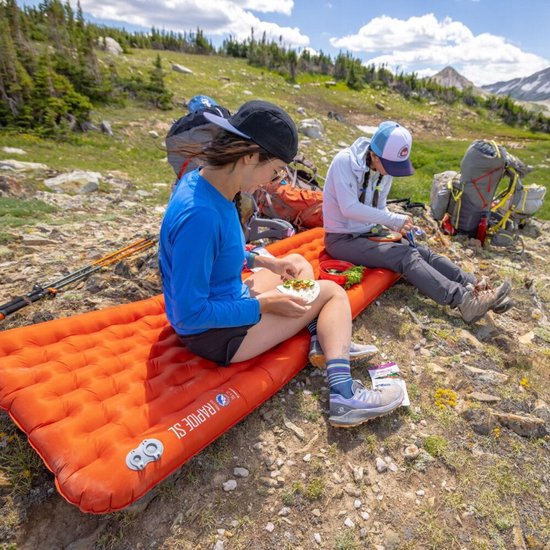 Big Agnes Rapide SL Insulated Wide Long Slaapmat Orange Wide Long van Merkloos