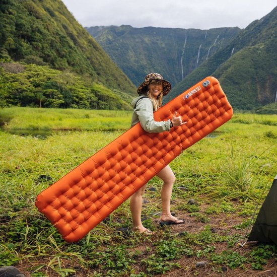 Big Agnes Rapide SL Insulated Wide Regular Slaapmat Orange Wide Regular van Big Agnes