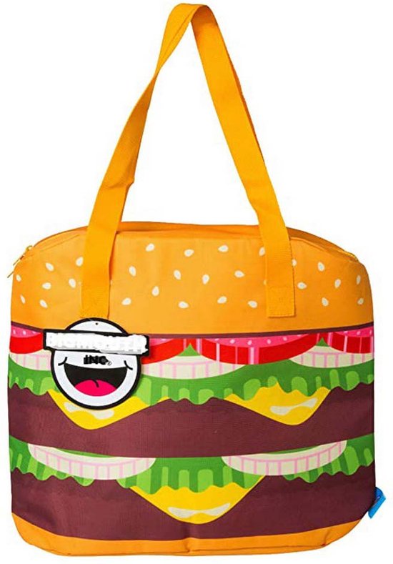 Bigmouth Inc Cheeseburger Koeltas Oranje 13.9 x 38 x 41.9 cm van BIG