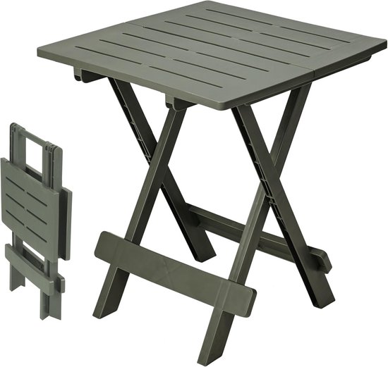 Bijzettafel Buiten - Salontafel Tuin - Tuintafel - Campingtafel - Opklapbaar