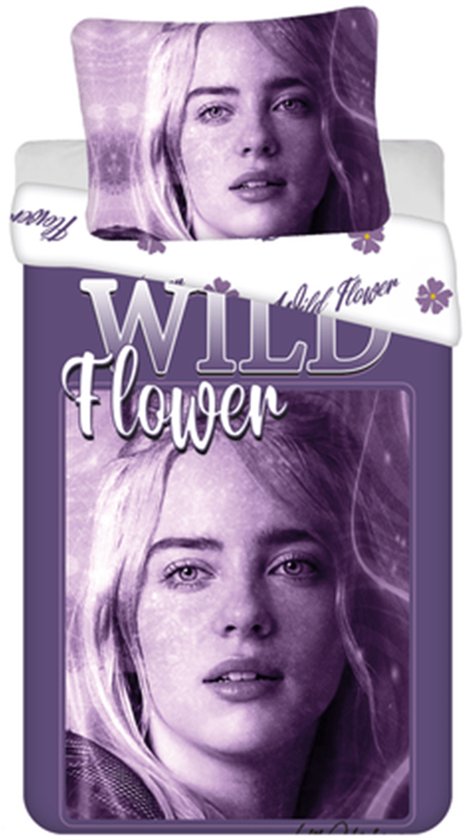 Billie Eilish Dekbedovertrek - 140 x 200 cm - 70 x 90 cm - Katoen van Billie Eilish