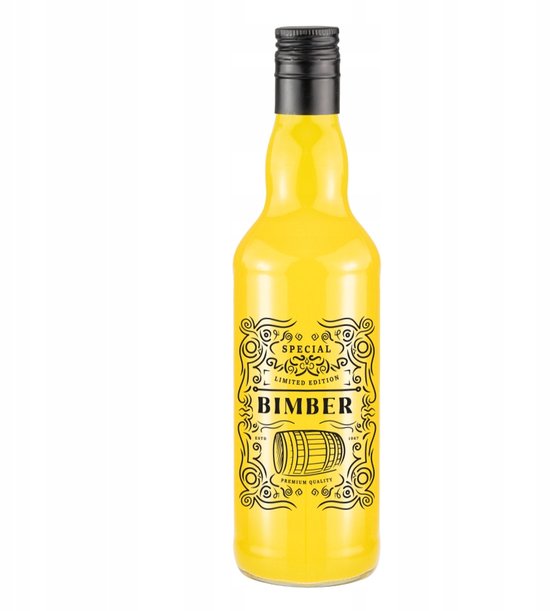 Bimberek - Glazen Fles Set - 0,5L - Langdeksel - Sterke Constructie