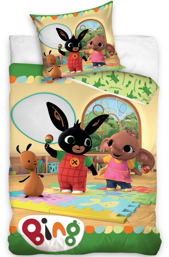 Bing Bunny Dekbedovertrek - Eenpersoons - 140 x 200 cm - Katoen