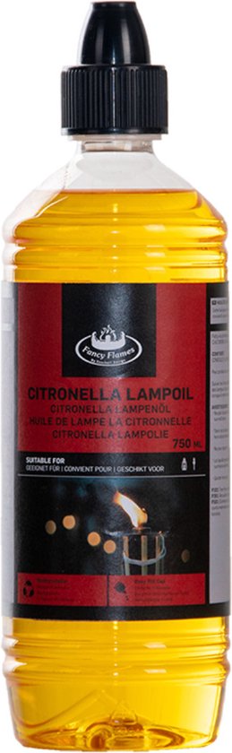 Bio citronella lampolie - Lampe olie - Anti muggen - 750 ml van Gardiol