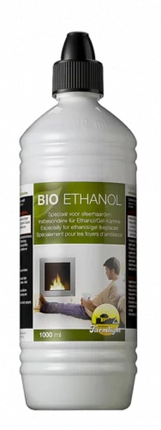 Bio-Ethanol Fles - 1 Liter van Qlima