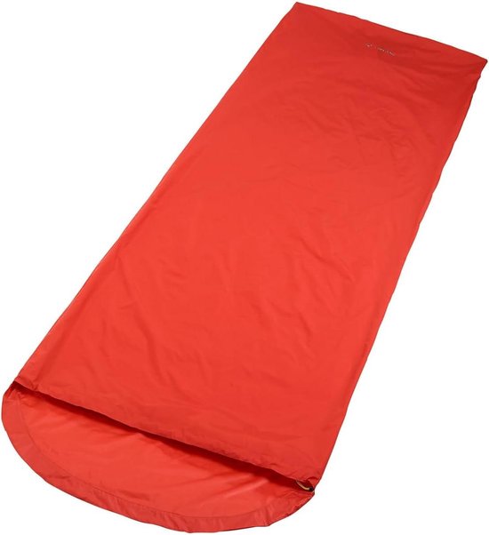 Bivakzak - Slaapzakhoes Inlet - Kamperen Outdoor - PU-gecoat Polyamide - 82 x 210 cm - Rood