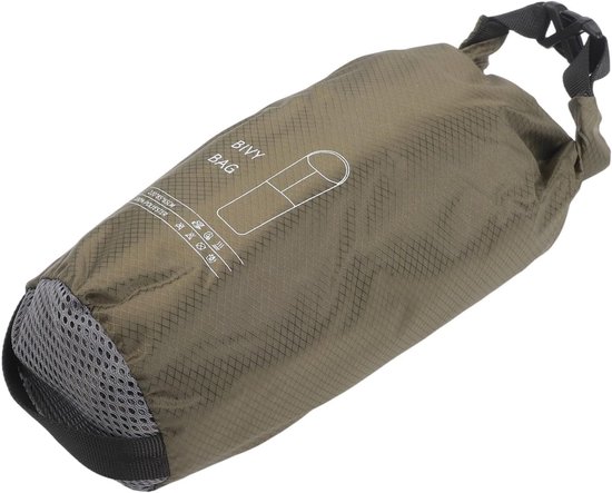 Bivy Slaapzak - Kampeerzak - Outdoor avontuur - Warmte reflecterend - 220 x 85 cm - Groen