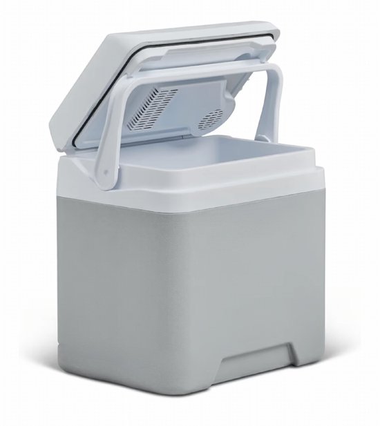 BIXc®- elektrische koelbox, 12V, 26 Liter, compact, mini koelkast, voor auto, camping, vakantie, boot, strand, festivals, lichtgewicht, draagbaar.
