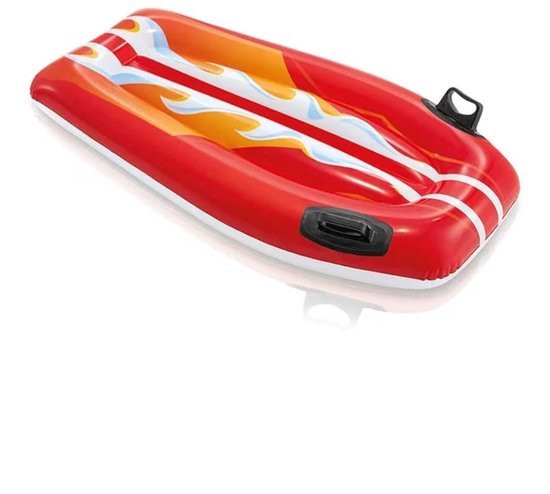 BIXc®- Opblaasbare ligbed, surfplank, surfbed, luchbed, camping, vakantie, 118 cm x 70 cm.