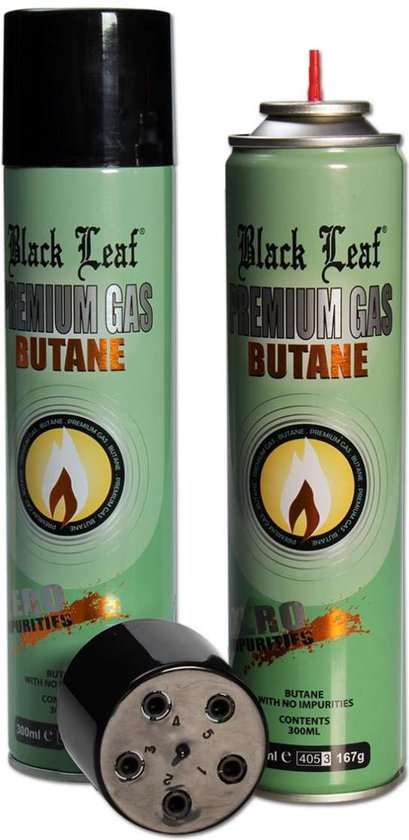 Black Leaf - Premium Butane Gas van Black Leaf