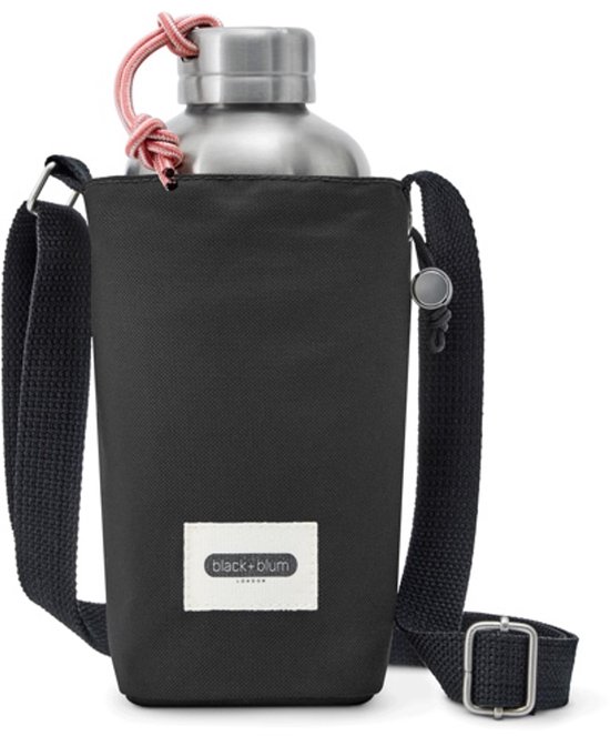 Black+Blum Isolerende Drinkfleshouder - Zwart van Black+Blum