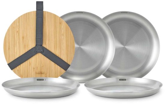Black+Blum RVS Campingborden - set van 4