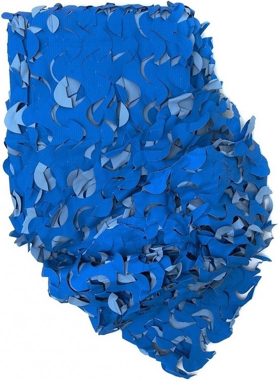 Blauw camouflage net 3 x 2,4 meter van $