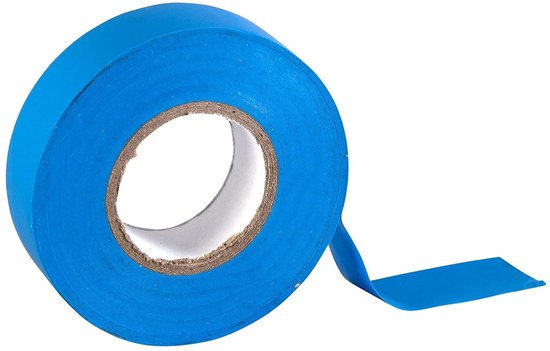Blauwe Elektro Isolatieband van pvc, 19mm x 20m, Sterk Broodje van Band