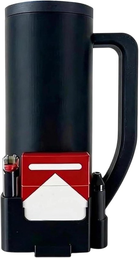 Blik Koeler - Drank Isolator - Buiten Verfrissing - Geïsoleerde Stof - Voor 12 oz - Zwart