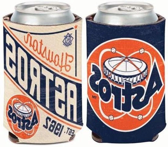 Blik Koeler - Drankhoesje - Buitenactiviteiten - Vintage Ontwerp - 12 Ounces - Meerkleurig