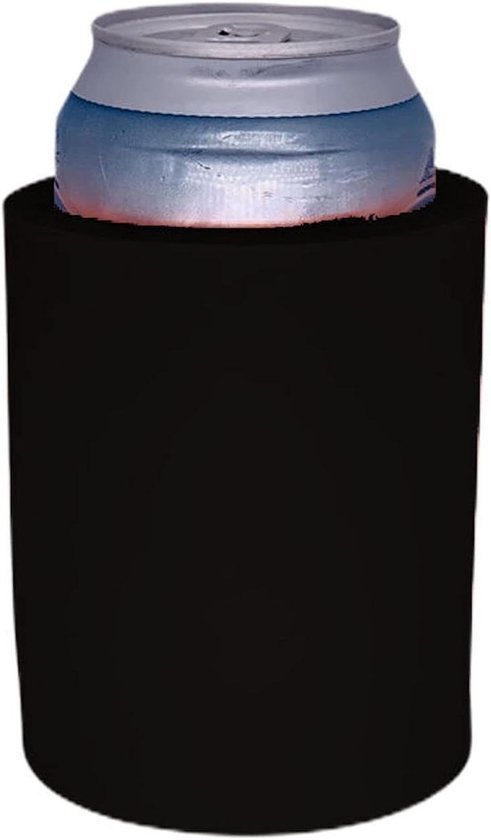 Blikjes Koeler - Isolatie Hoes - Dranken Koel Houden - Ventilatie Bodem - 12 oz - Zwart