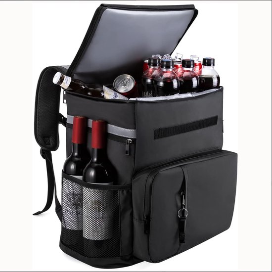 Blithe- Cooltas - Koeltas - Koeltas Rugtas - 40L geïsoleerde picknickrugzak - Waterdichte Lunch Koeltas Rugzak Voor Buitenactiviteiten - Met Fles Opener van Blithe