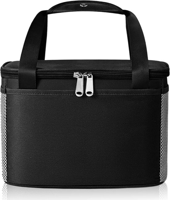 Blithe- Cooltas - Picknicktas - Lunchtas - Geïsoleerde Lunch Tas - 12L - Grote Capaciteit - Picknick Zak - Zwart van Blithe