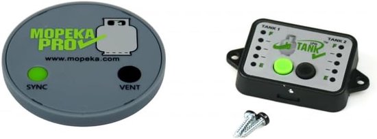 Bluetooth Display - Gasmeter - Niveaumeting Gas - Real-time Weergave - Compact Formaat - Zwart
