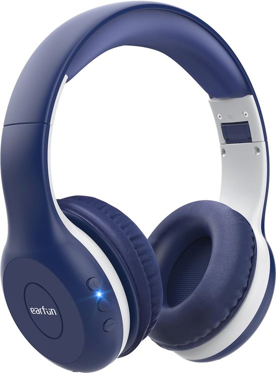 Bluetooth Hoofdtelefoon voor Kinderen met Volumeregeling, Draadloos, HD-Geluid, 40 Uur Batterij, Opvouwbaar en Instelbaar van iClever