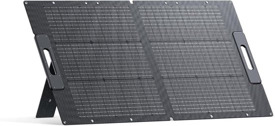 BLUETTI 100 Watt zonnepaneel voor energiecentrale EB3A AC2A AC70 AC50B AC180 AC200L- met verstelbare steun- opvouwbaar en draagbaar voor noodgevallen, campers en kamperen van Merkloos