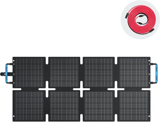 BLUETTI 60 W Opvouwbaar Zonnepaneel Sora 60 - IP65 spatwaterbescherming - Geschikt voor Elite 30 V2 / Elite 10 Zonne-energiegenerator
