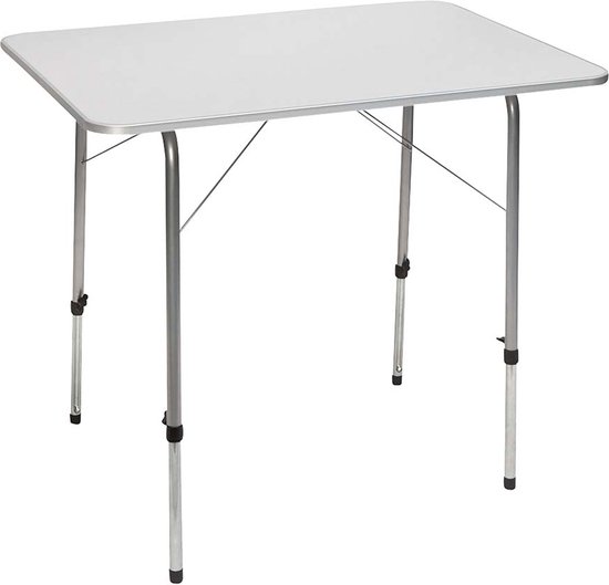 Bo-Camp - Camping tafel - Hoogte verstelbaar - 80x60 cm van Bo-Camp