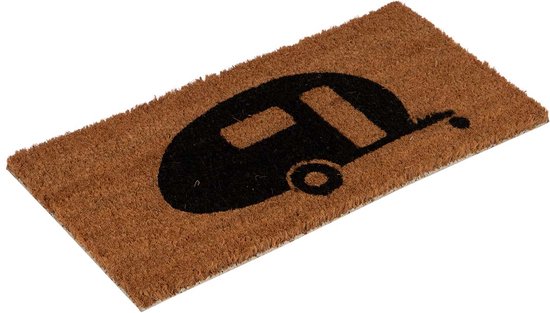 Bo-Camp - Deurmat - Caravan - 100% Kokosvezel - 60x40 cm van Merkloos