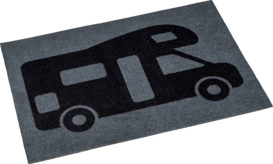Bo-Camp - Deurmat - Polyamide - Print - Camper - 40x60 cm van Bo-Camp