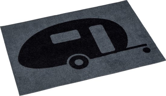 Bo-Camp - Deurmat - Polyamide - Print - Caravan - 40x60 cm van Bo-Camp