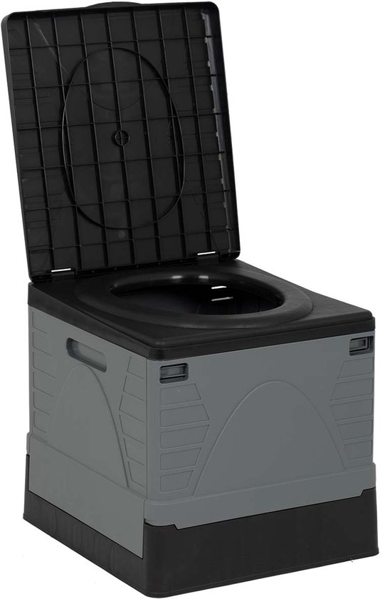 Bo-Camp - Draagbaar toilet - Opvouwbaar - Vierkant van Merkloos