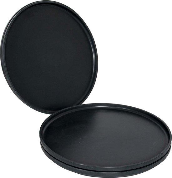 Bo-Camp - Industrial - Dinerbord - Patom - 4 Stuks - Antraciet van Bo-Camp