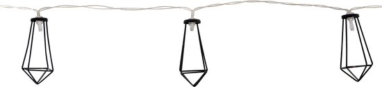 Bo-Camp - Industrial - Lichtketting - Galvin - 10 Lichten - 5 Lumen - Zwart