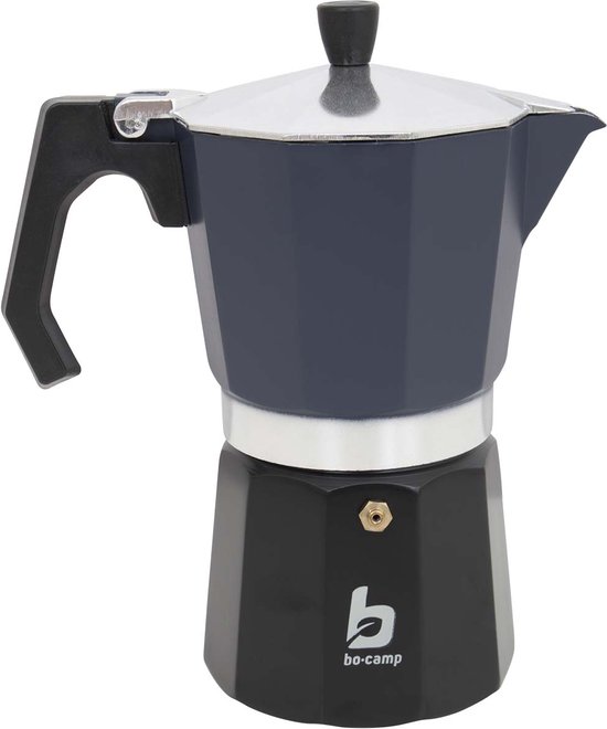 Bo-Camp - Industrial - Percolator - Hudson - Aluminium - Blauw - 9 Kopjes van Bo-Camp