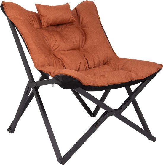 Bo-Camp - Industrial - Relaxstoel - Brandon - Cationic - Clay van Bo-Camp