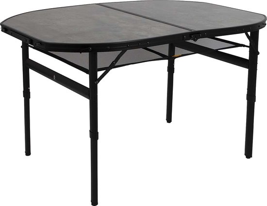 Bo-Camp - Industrial - Tafel - Northgate - Ovaal - Koffermodel - 120x80 cm van Bo-Camp