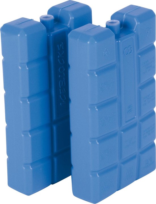 Bo-Camp Koelelementen - 2 Stuks - 13x9x16 Cm - Blauw van Bo-Camp