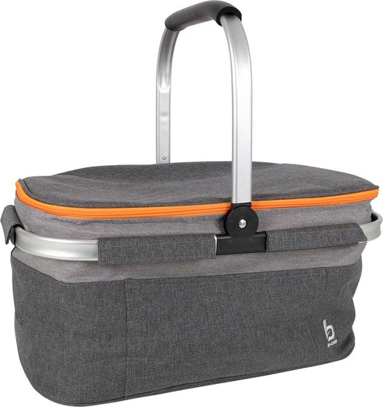 Bo-Camp - Koeltas - Koelmand - Grijs - Polyester - 26 Liter van Bo-Camp