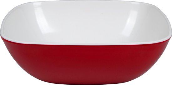 Bo-Camp Kom - 100% Melamine - 15,2x15,2x5 Cm - Two-tone Rood