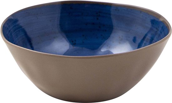 Bo-Camp - Kom - Halo - 4 Stuks - Melamine - Blauw van Bo-Camp