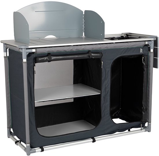 Bo-Camp - Kookeiland - Peyto - Met wasbak - 117x50x80 cm